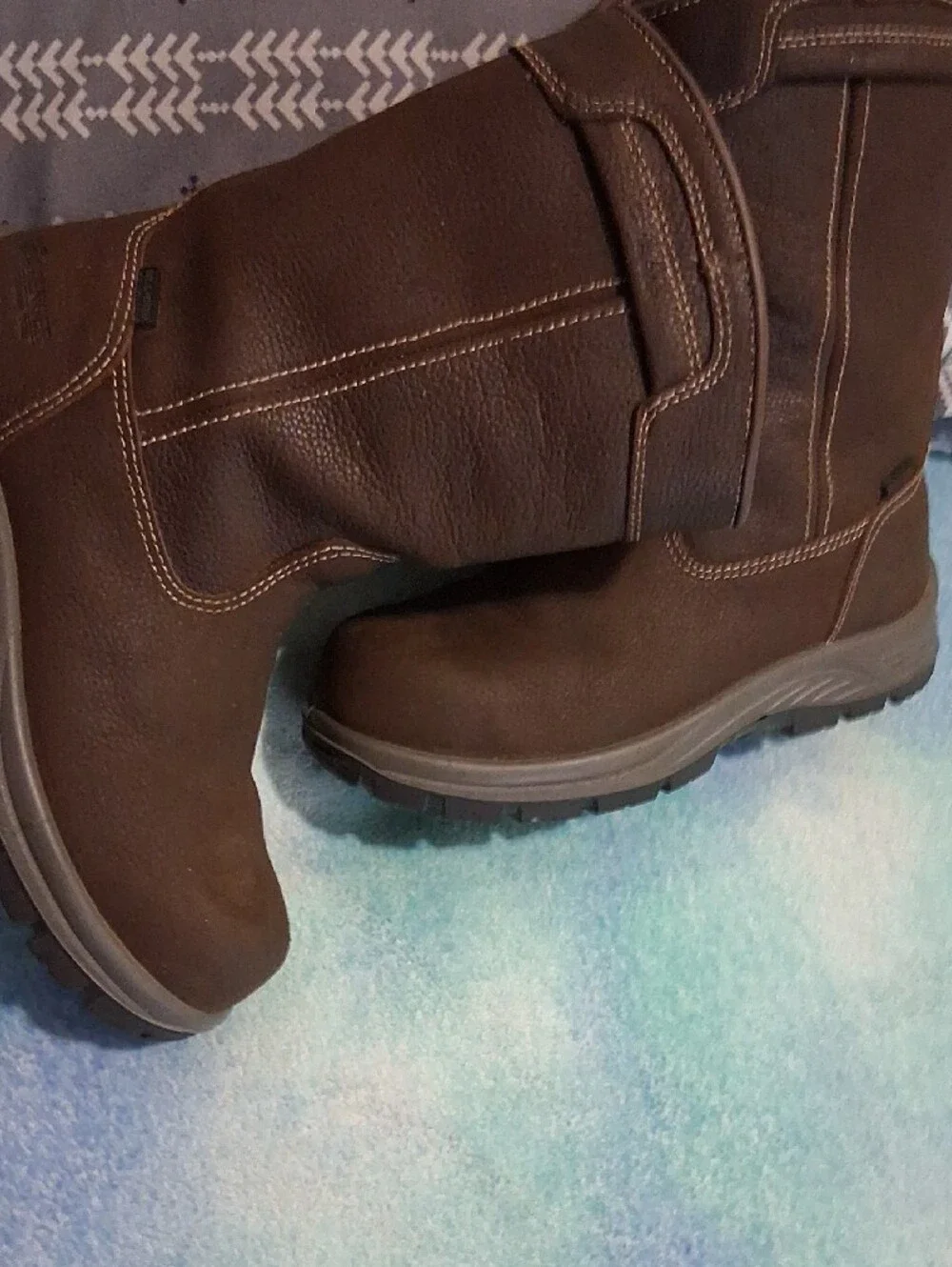 Avenger Kids Brown Suede Mid-Calf Pull-On Boots